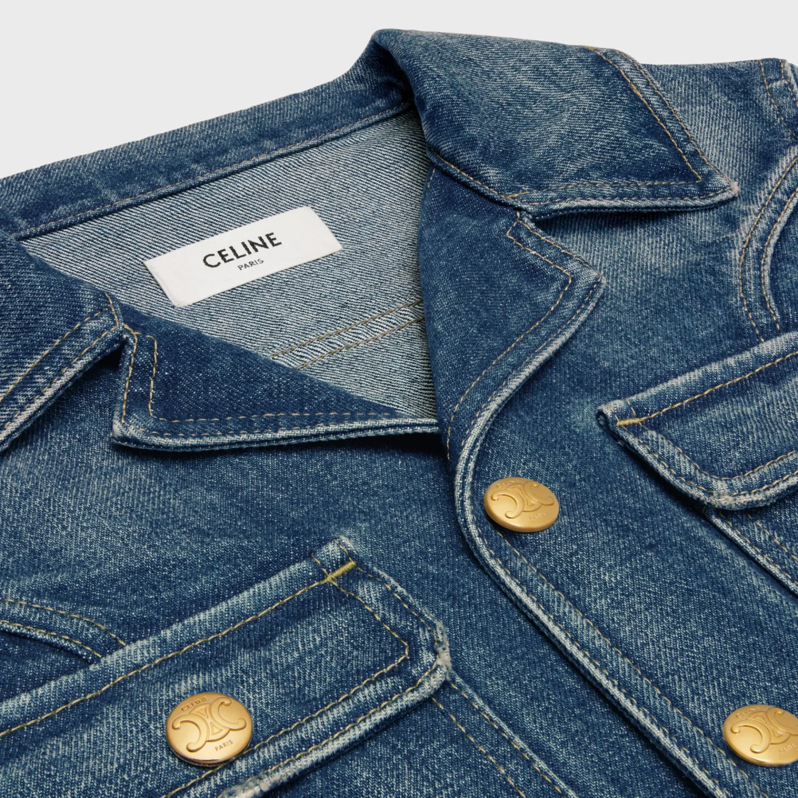 New trucker jacket in dark union wash denim Women Jackets | Denim