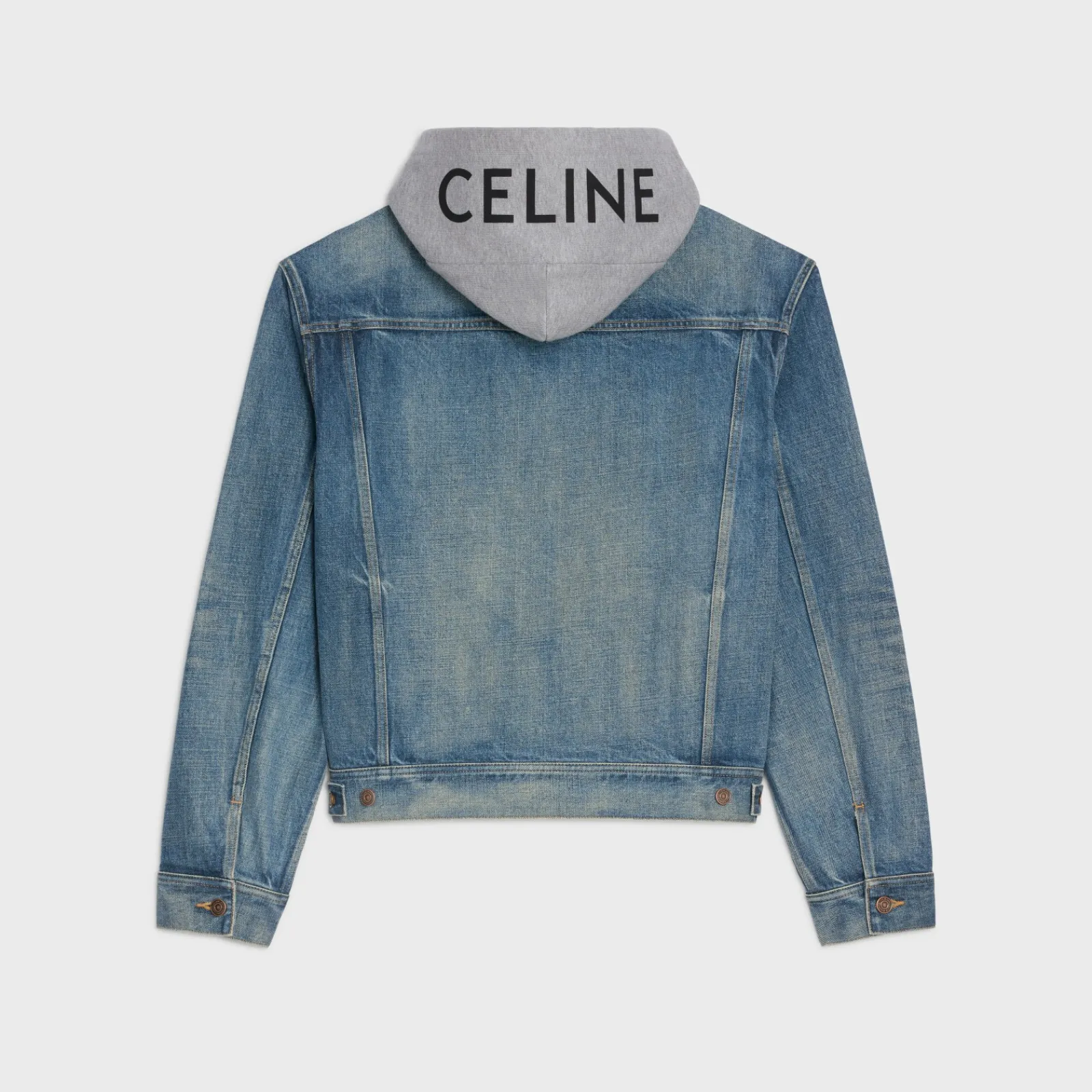 Outlet trucker jacket in union wash denim Coats & Blousons | Denim