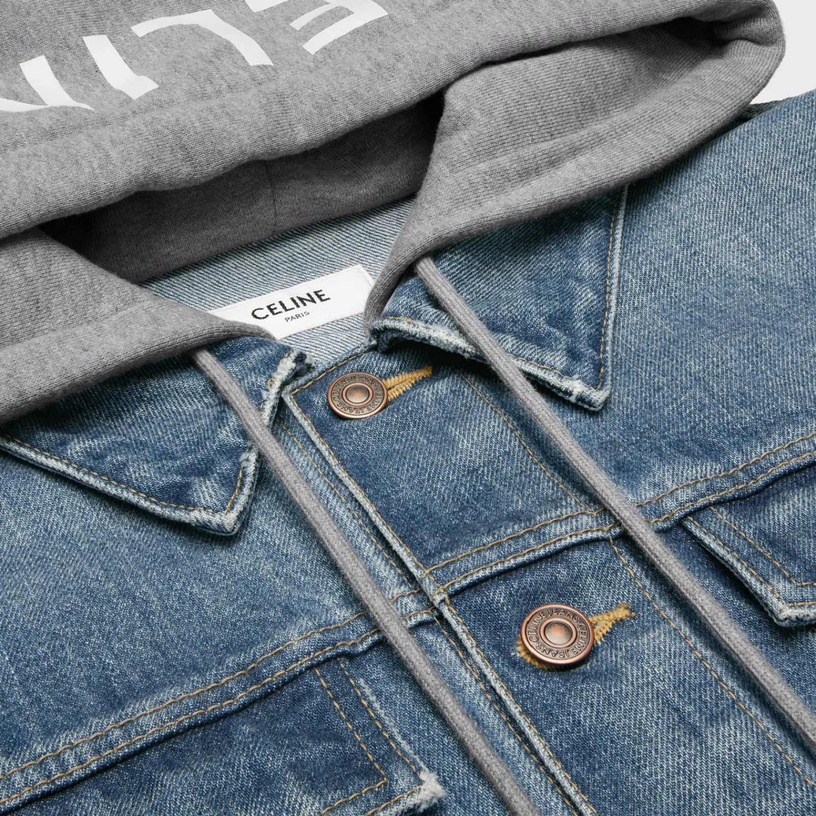 Outlet trucker jacket in union wash denim Women Jackets | Denim