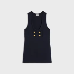 Online tunic mini dress in interlock wool Women Knitwear | Dresses And Skirts