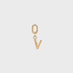 Online V CHARM in Brass Women Categories·Straps And Accessories