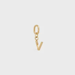 Online V CHARM in Brass Women Categories·Straps And Accessories