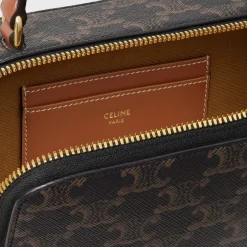 Hot VANITY BOX in TRIOMPHE CANVAS AND CALFSKIN Women Triomphe Canvas