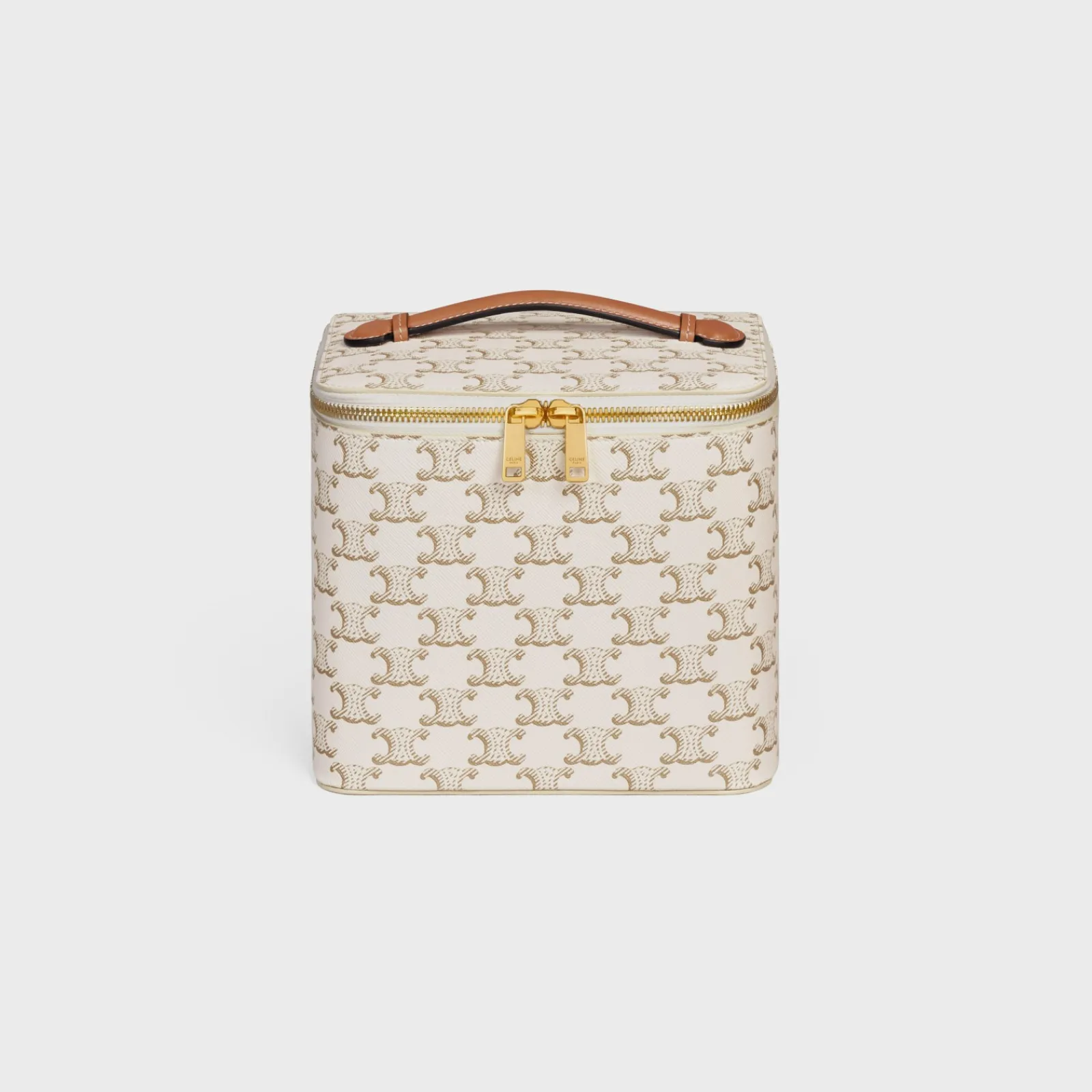 Discount Vanity Case in Triomphe Canvas and Calfskin Travel