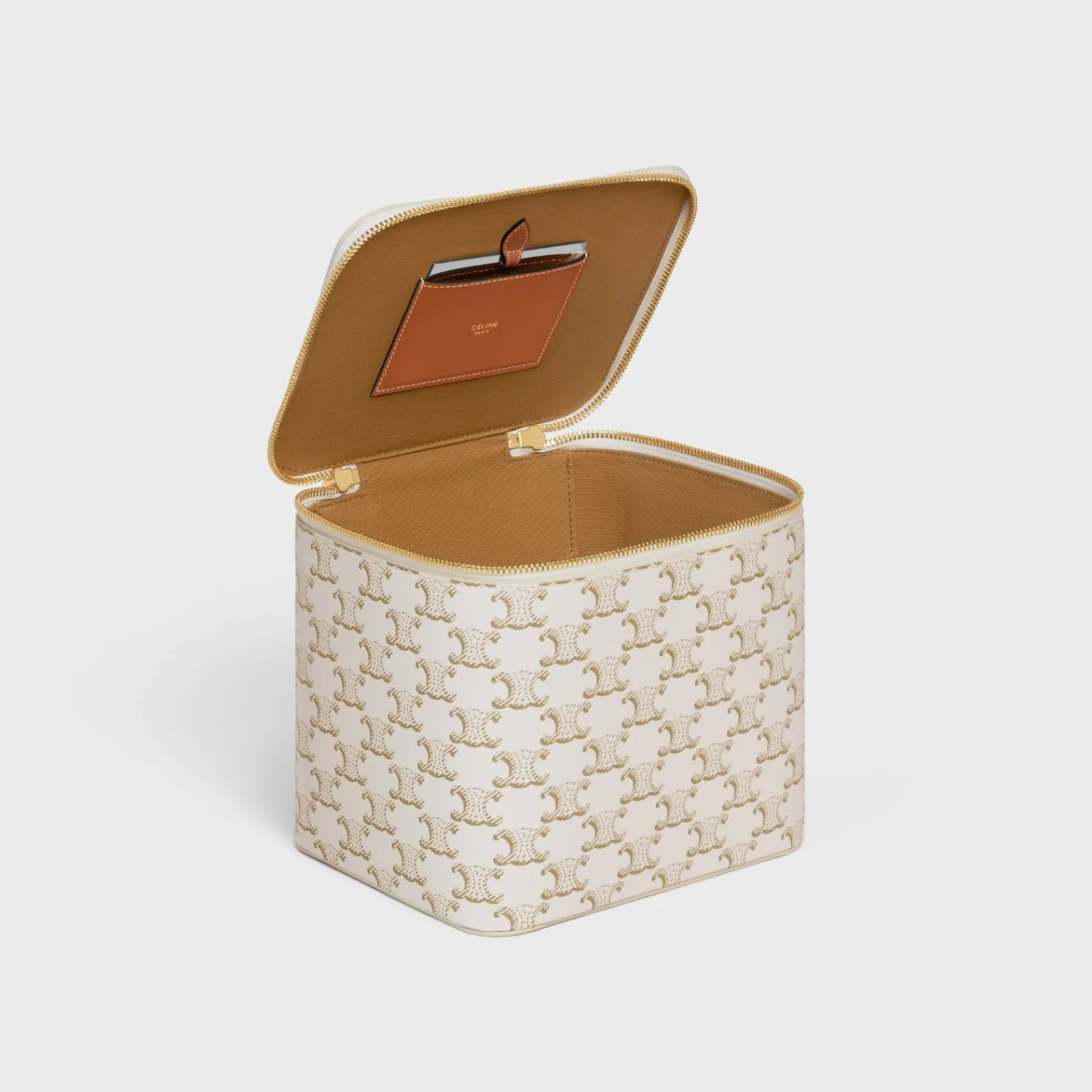 Discount Vanity Case in Triomphe Canvas and Calfskin Travel