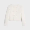 Fashion verneuil boutis jacket in wool and silk Women Jackets
