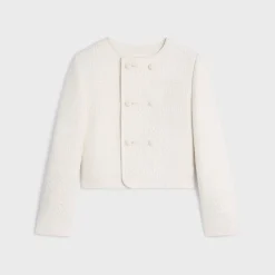 Fashion verneuil boutis jacket in wool and silk Women Jackets