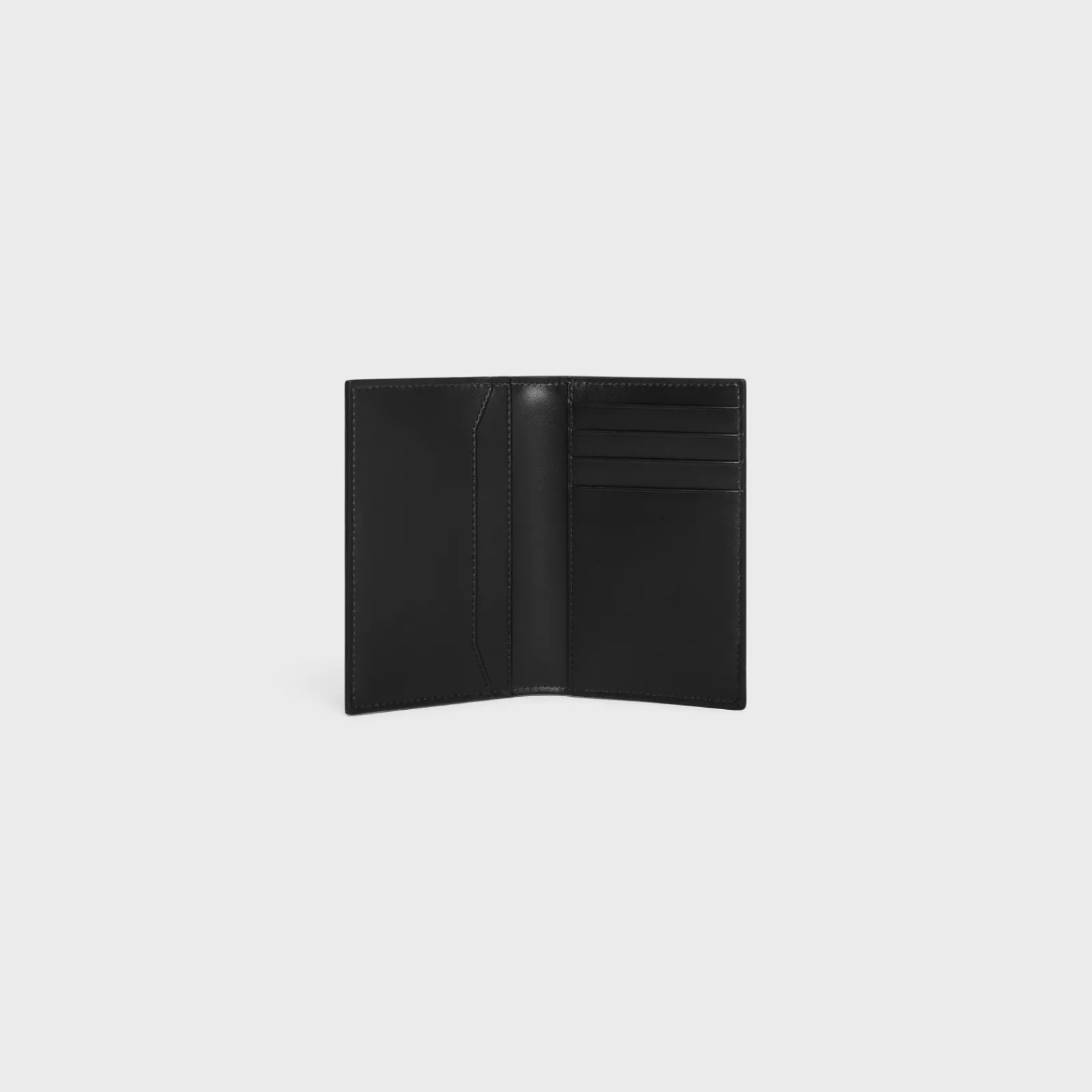 Online VERTICAL CARD HOLDER Essentials Grained Calfskin Categories·Oin And Card Holders