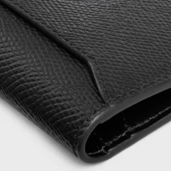 Online VERTICAL CARD HOLDER Essentials Grained Calfskin Categories·Oin And Card Holders
