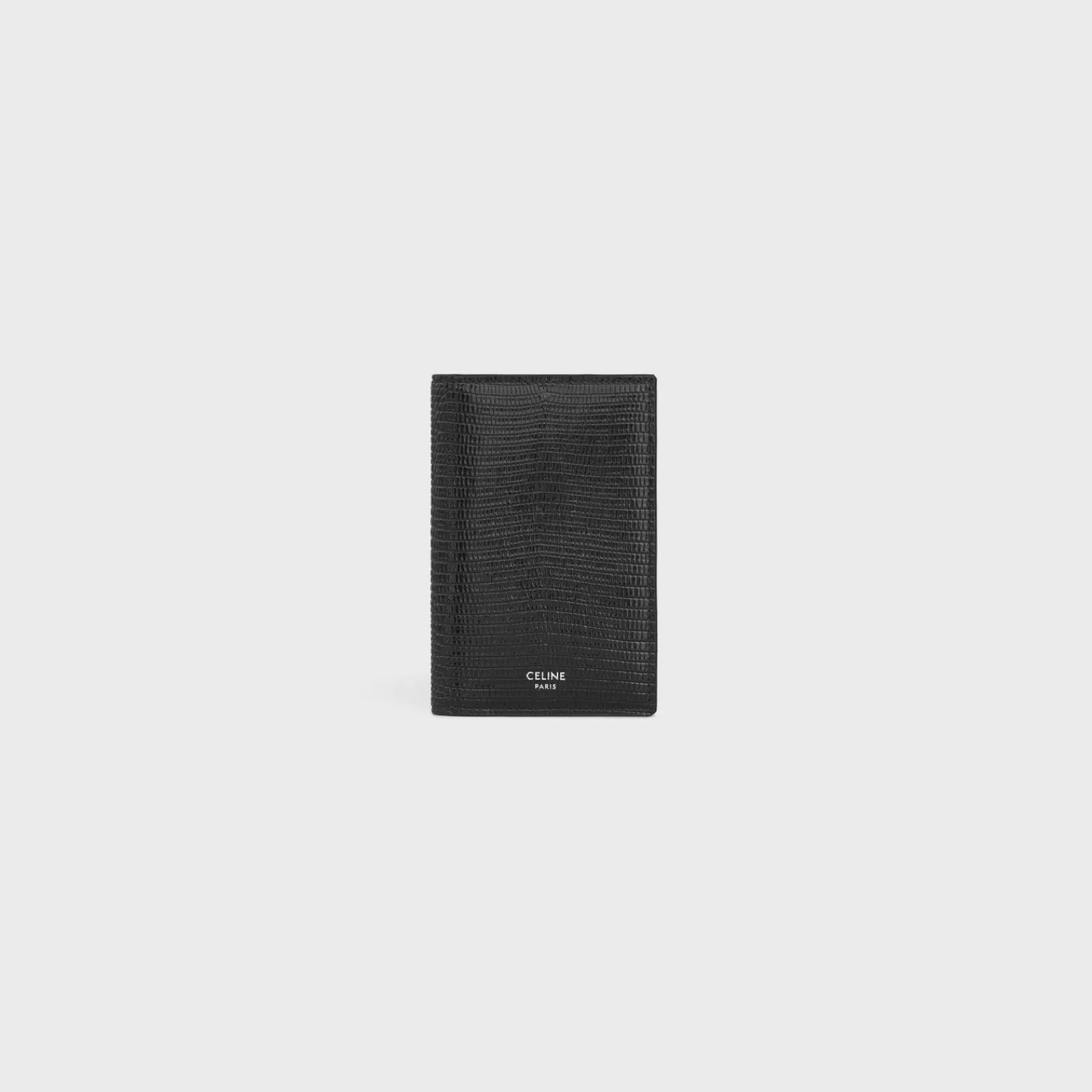 Fashion VERTICAL CARD HOLDER in LIZARD EMBOSSED CALFSKIN Essentials | Categories·Oin And Card Holders