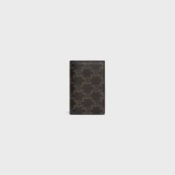 Sale VERTICAL CARD HOLDER in Triomphe Canvas Triomphe Canvas | Essentials
