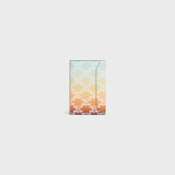 Discount VERTICAL CARD HOLDER in TRIOMPHE CANVAS SUNSET Triomphe Canvas | Categories·Oin And Card Holders