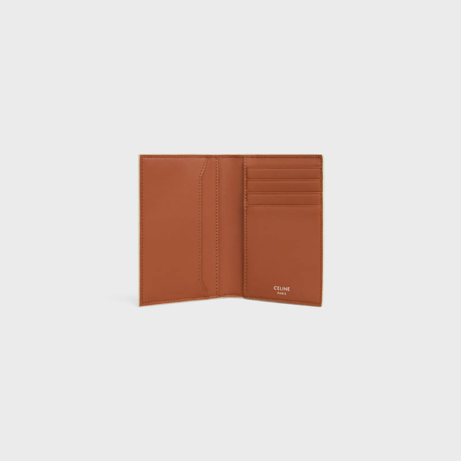 Online VERTICAL CARD HOLDER in Triomphe Canvas Triomphe Canvas | Essentials