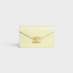 Fashion WALLET ON CHAIN MARGO in Shiny calfskin Women Margo