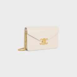 Online WALLET ON CHAIN MARGO in Shiny calfskin Women Margo