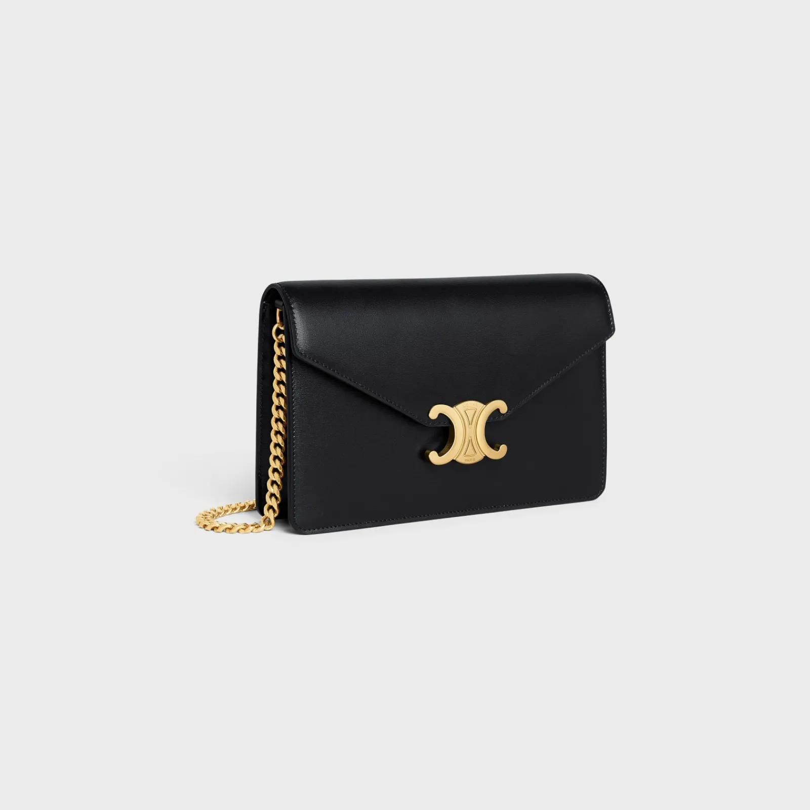 Clearance WALLET ON CHAIN MARGO in Shiny calfskin Women Margo