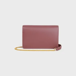 Sale WALLET ON CHAIN MARGO in Shiny calfskin Women Margo