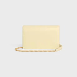 Clearance WALLET ON CHAIN MARGO in Shiny calfskin Women Margo