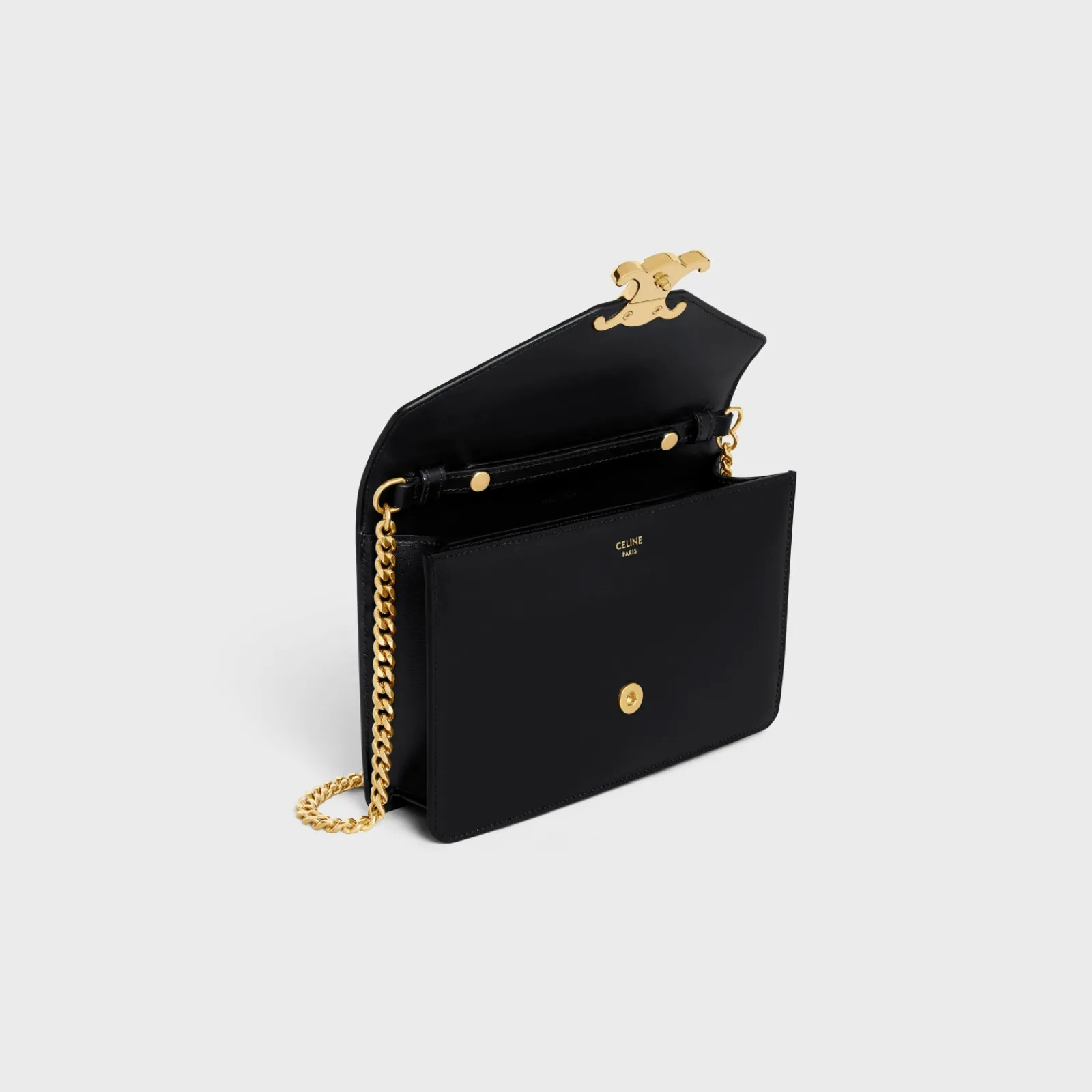 Clearance WALLET ON CHAIN MARGO in Shiny calfskin Women Margo