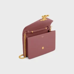 Sale WALLET ON CHAIN MARGO in Shiny calfskin Women Margo