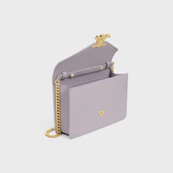 Hot WALLET ON CHAIN MARGO in Shiny calfskin Women Margo