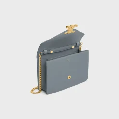 Outlet WALLET ON CHAIN MARGO in Shiny calfskin Women Margo