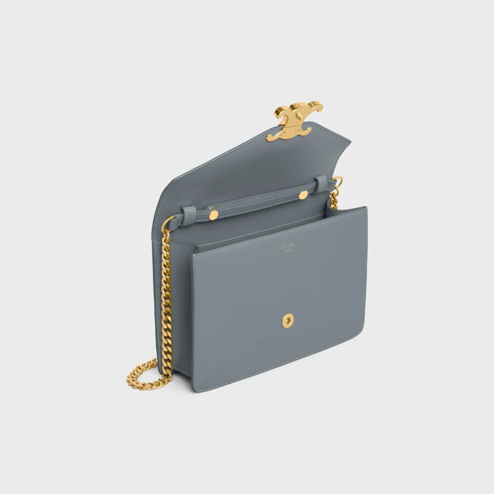Outlet WALLET ON CHAIN MARGO in Shiny calfskin Women Margo