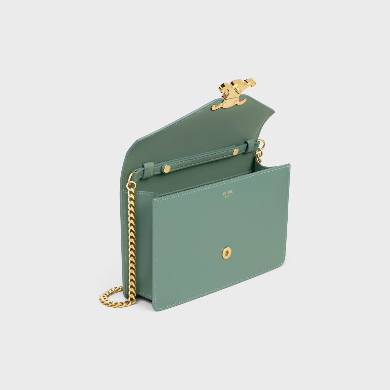Best WALLET ON CHAIN MARGO in Shiny calfskin Women Margo