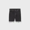 Outlet Wesley shorts in charcoal wash denim Denim | Pants And Shorts