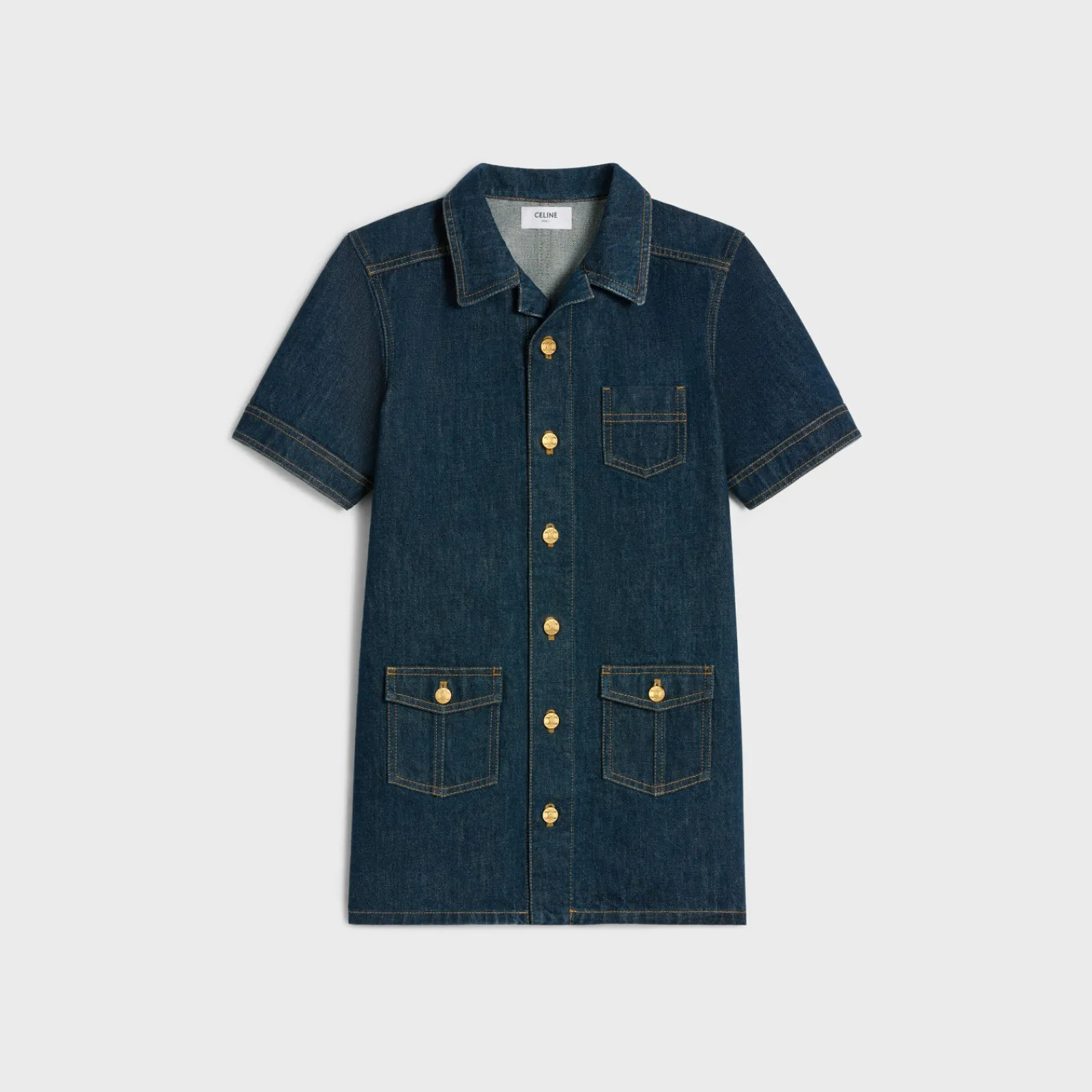 Best workwear mini dress in wash denim Women Dresses And Skirts | Denim