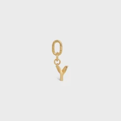 Online Y CHARM in Brass Women Categories·Straps And Accessories