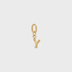 Online Y CHARM in Brass Women Categories·Straps And Accessories