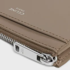 Clearance Zipped Card Holder in SHINY CALFSKIN Essentials | Categories·Oin And Card Holders