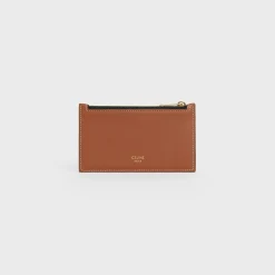 Fashion Zipped card holder in Triomphe Canvas and Lambskin Triomphe Canvas | Essentials