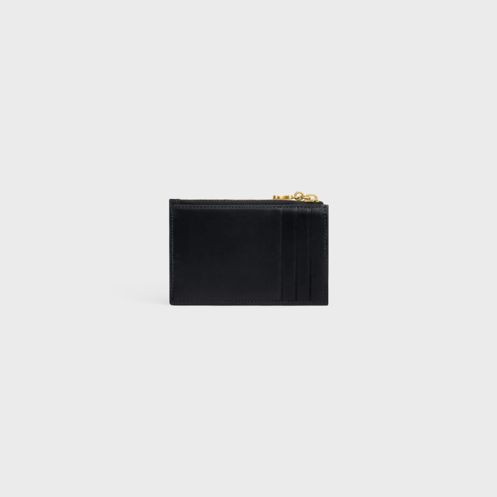 Discount ZIPPED CARD HOLDER TRIOMPHE CHARMS in SHINY CALFSKIN Women Triomphe | Categories·Wallets