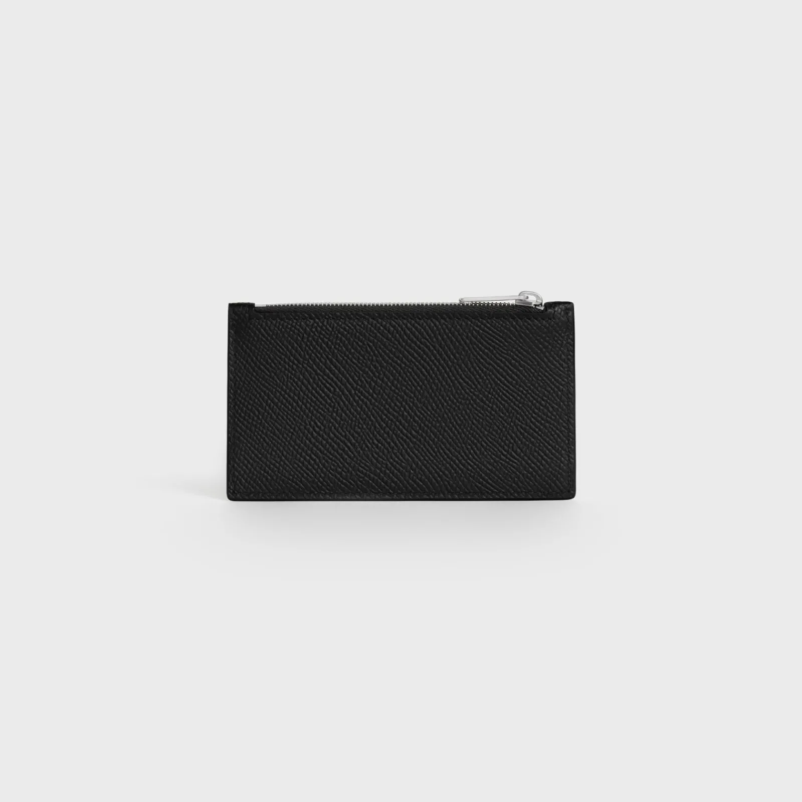 New Zipped compact card holder in Grained calfskin Essentials | Categories·Oin And Card Holders